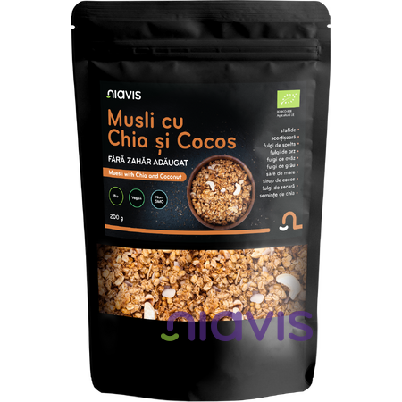 Musli cu Chia si Cocos Ecologic/BIO 200g