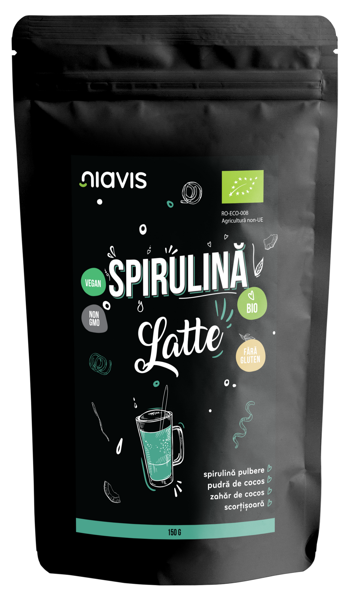Spirulina Latte Pulbere Ecologica BIO 150g