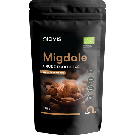 Migdale crude Ecologice/Bio 125g