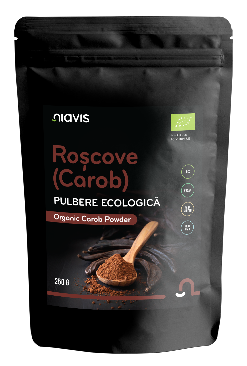 Roscove (Carob) Pulbere Ecologica BIO 250g