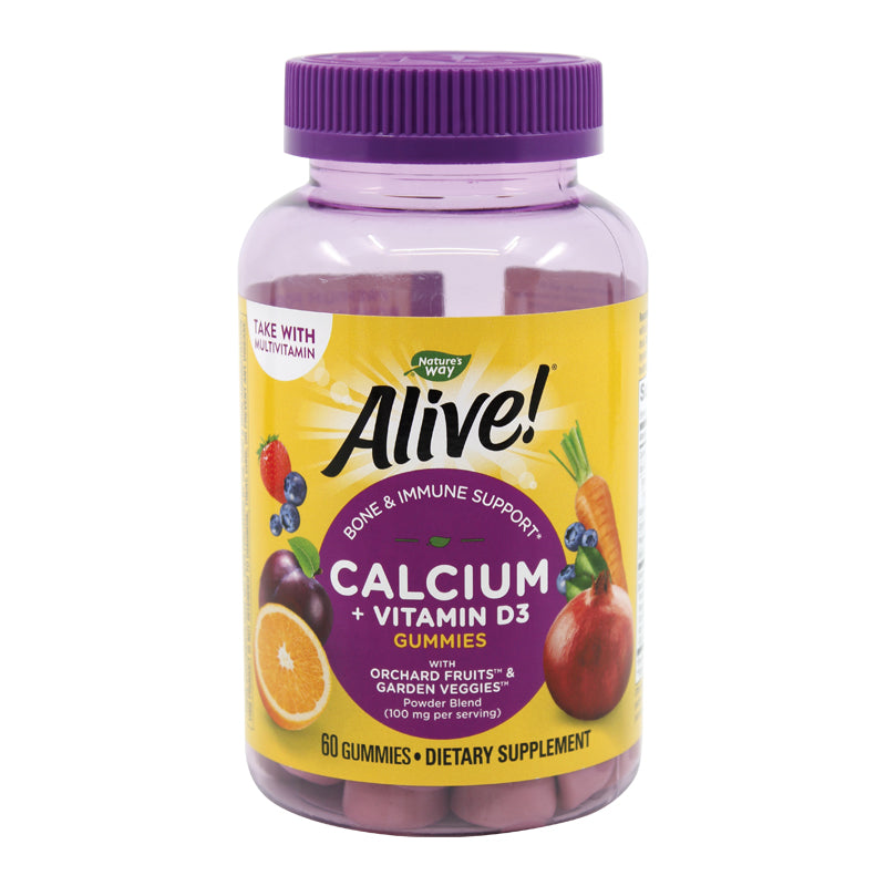 Alive!® Calcium + Vitamin D3 Gummies