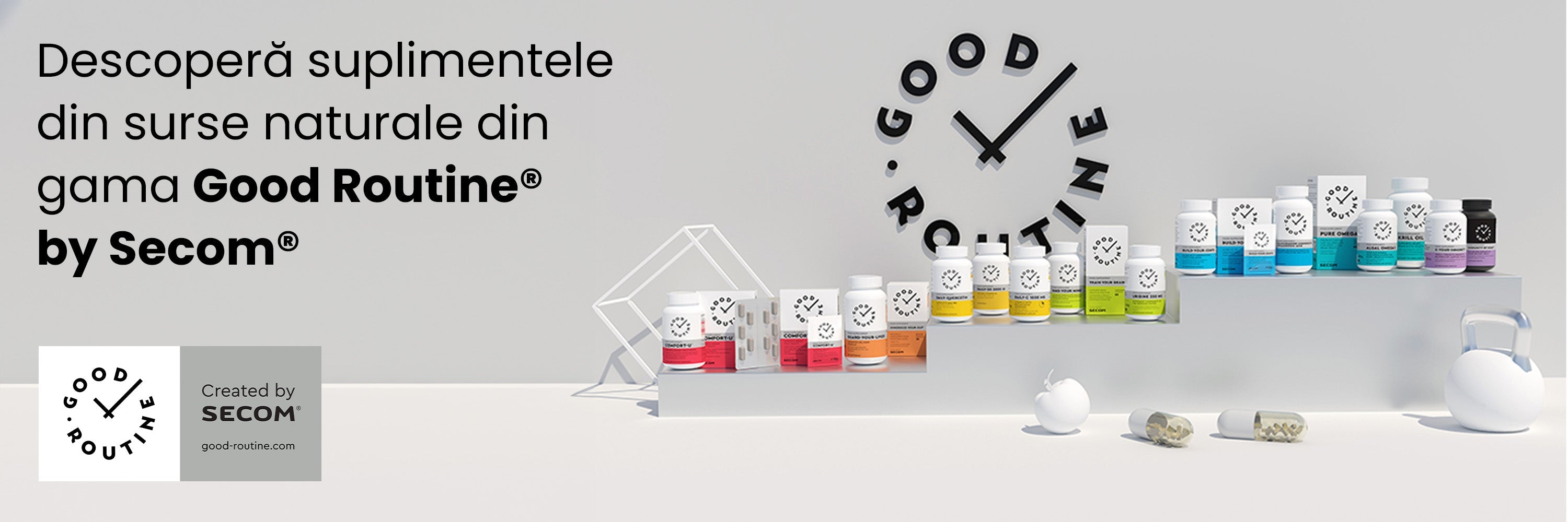 Good Routine Tablet Suplimente alimentare Good Routine, brandul dezvoltat de SECOM | Secom