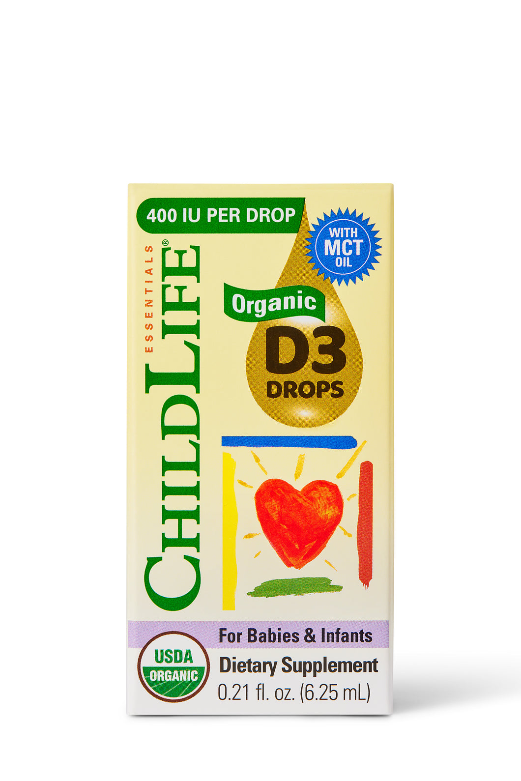 Organic Vitamin D3 400UI (copii)