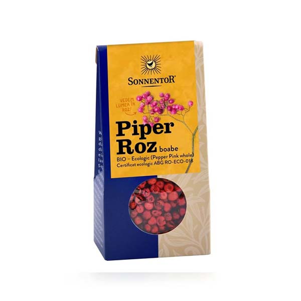 Sonnentor Condiment Piper Roz Boabe 20G Eco – Sonnentor – 20gr | Secom