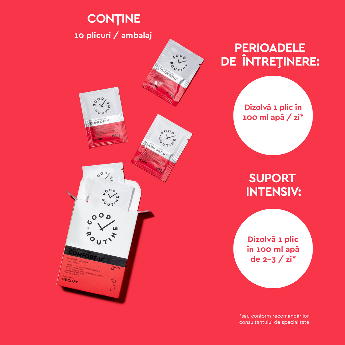 Comfort-U® 10 plicuri