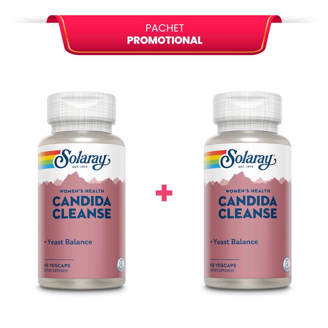 Pachet Promotional 2x Candida Cleanse 60 caps veg