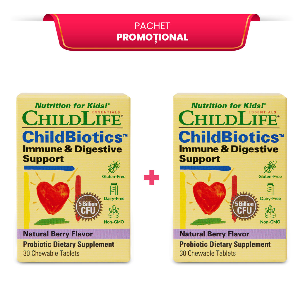 Pachet Promotional 2x ChildBiotics Immune Digestive Support