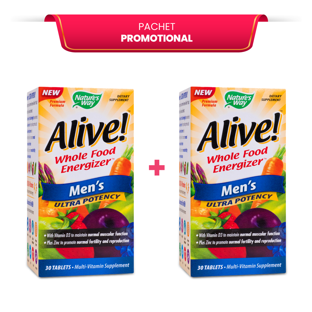 Pachet 2x  Alive!™ Men’s Ultra - Pret promotional
