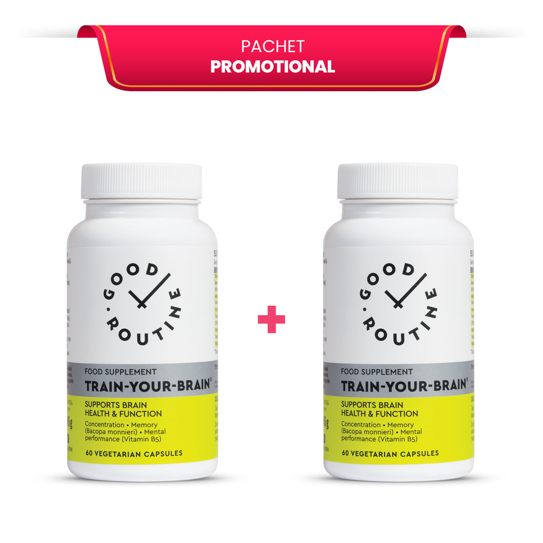 Pachet Promotional 2x Train-Your-Brain® 60 caps