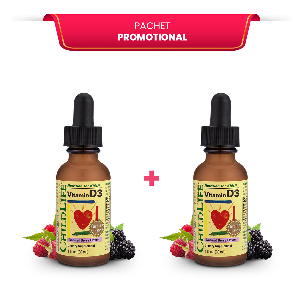 Pachet Promotional 2x Vitamin D3 500UI (copii)