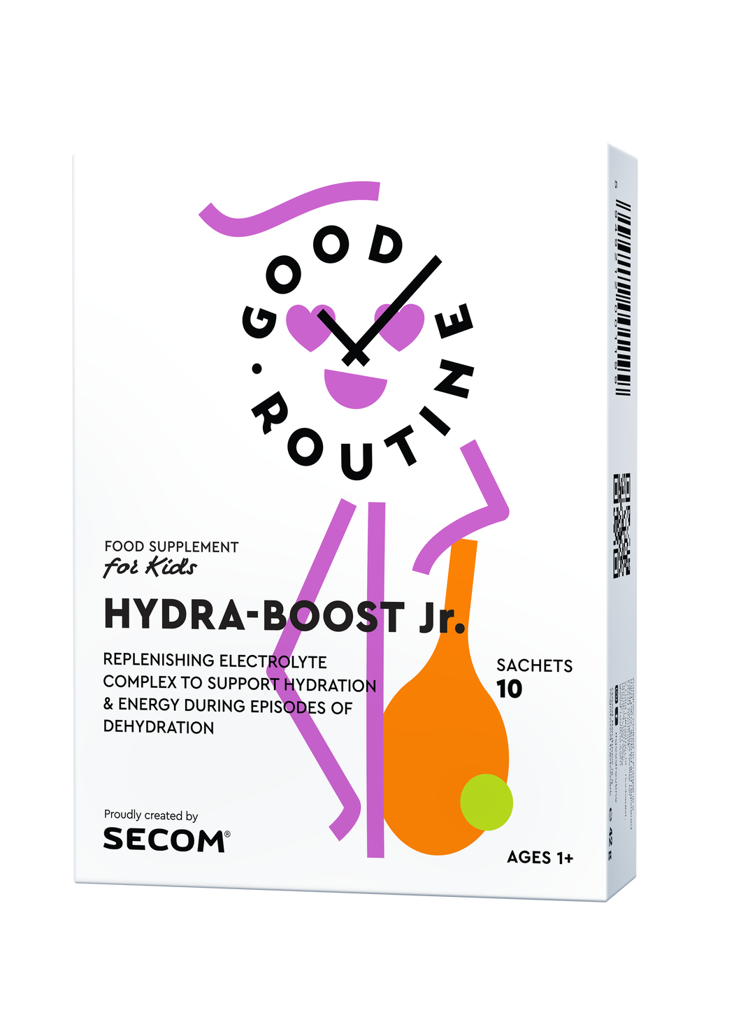 Secomn Hydra-Boost Jr. – GOOD ROUTINE – 10 plicuri a cate 4.2 g (gust de ...