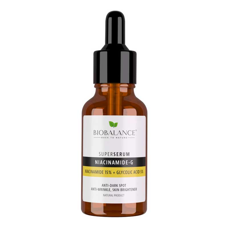 NIACINAMIDE-G Niacinamide 15% + Acid glicolic 5% Super Serum, Bio Balance, 30 ml