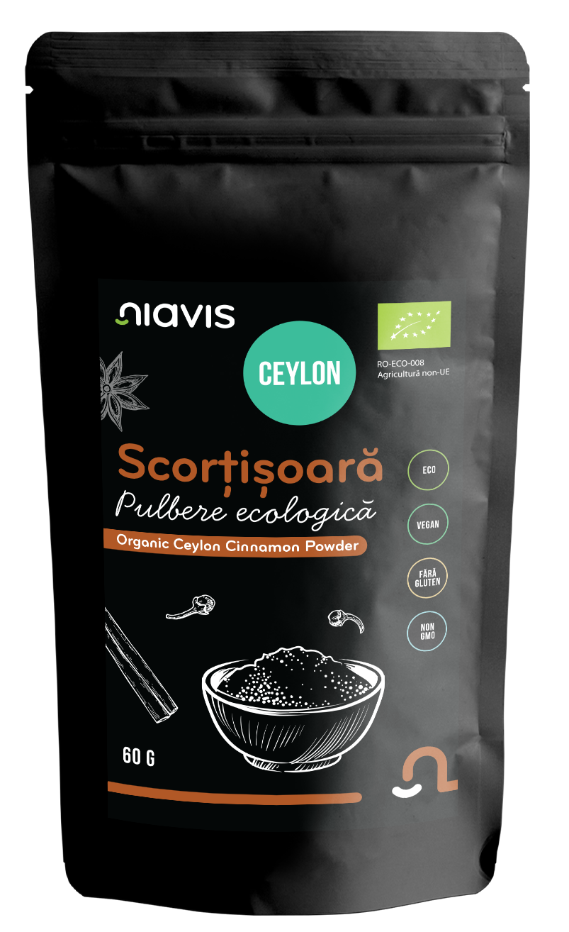 Scortisoara Ceylon Pulbere Ecologica BIO 60g