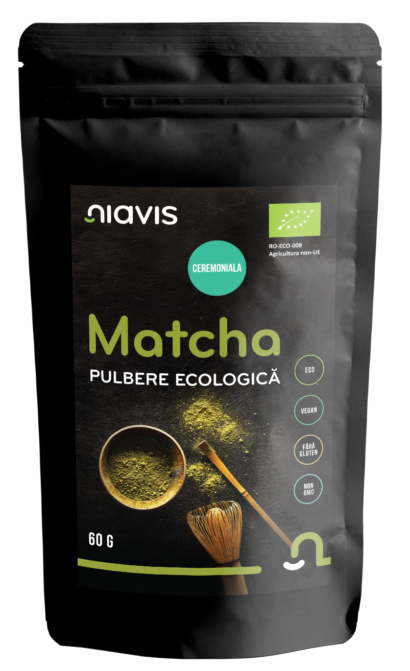 Matcha Ceremoniala Pulbere Ecologica BIO 60g
