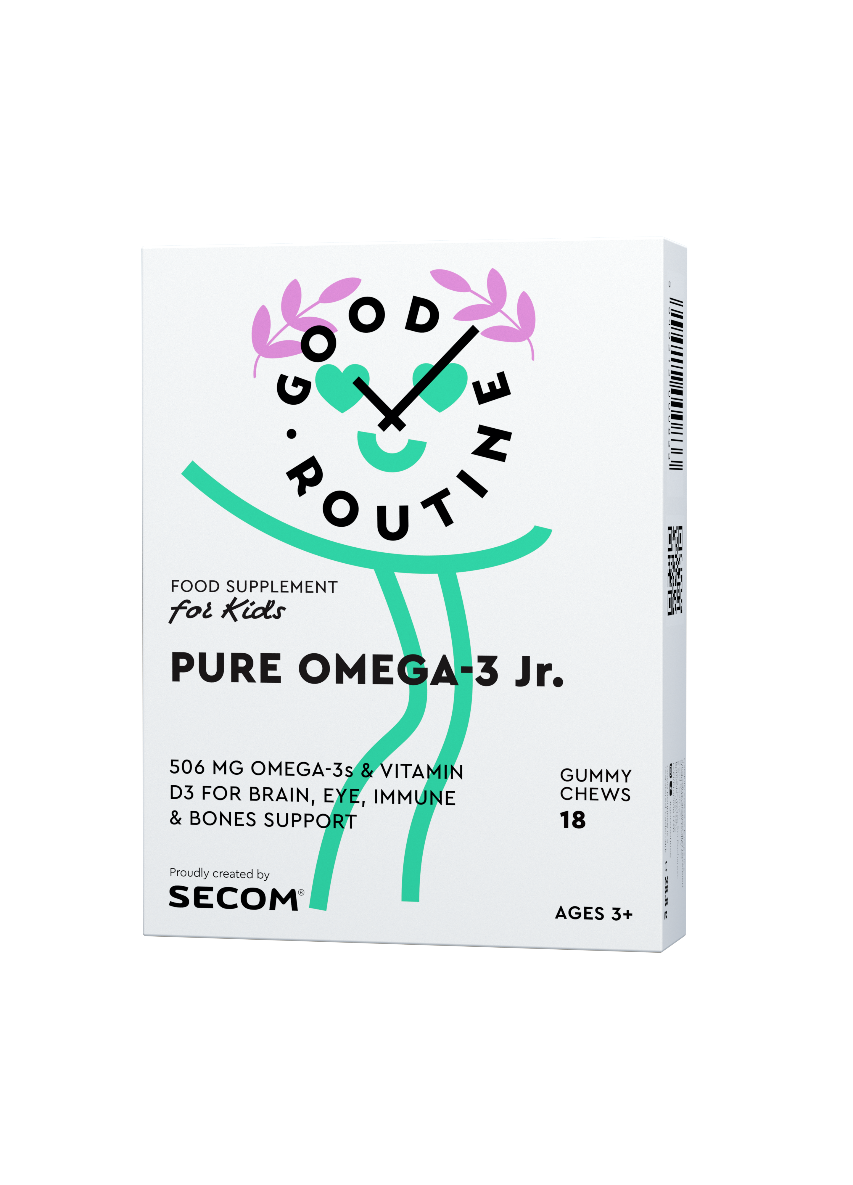Pure Omega-3 Jr. – GOOD ROUTINE – 18 jeleuri (mix tropical de arome ...
