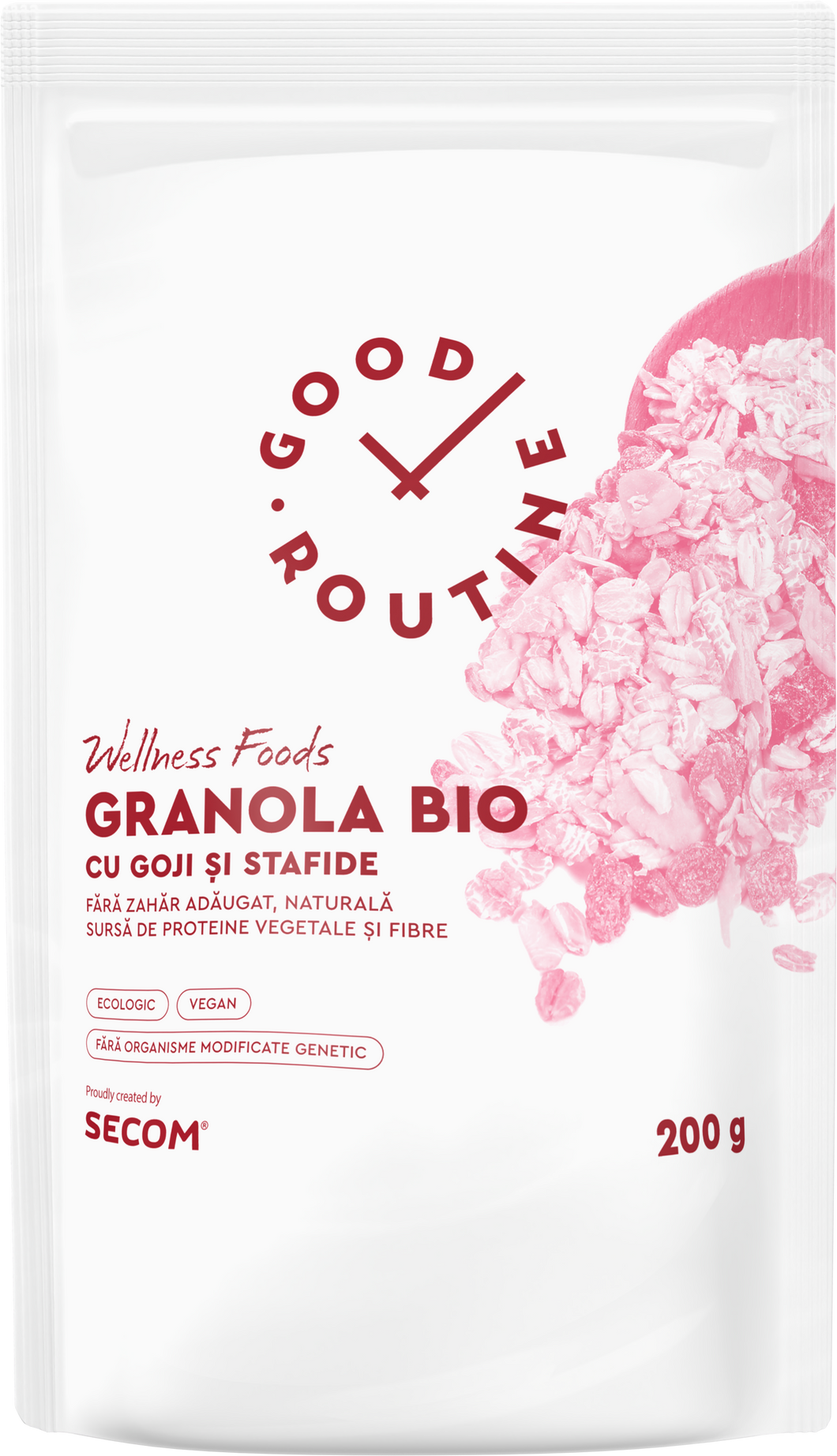 Granola BIO - cu goji si stafide 200g