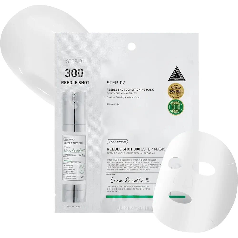 VT COSMETICS Cica Reedle Shot 300 2-Step Face mask 1.5 gr +25 gr