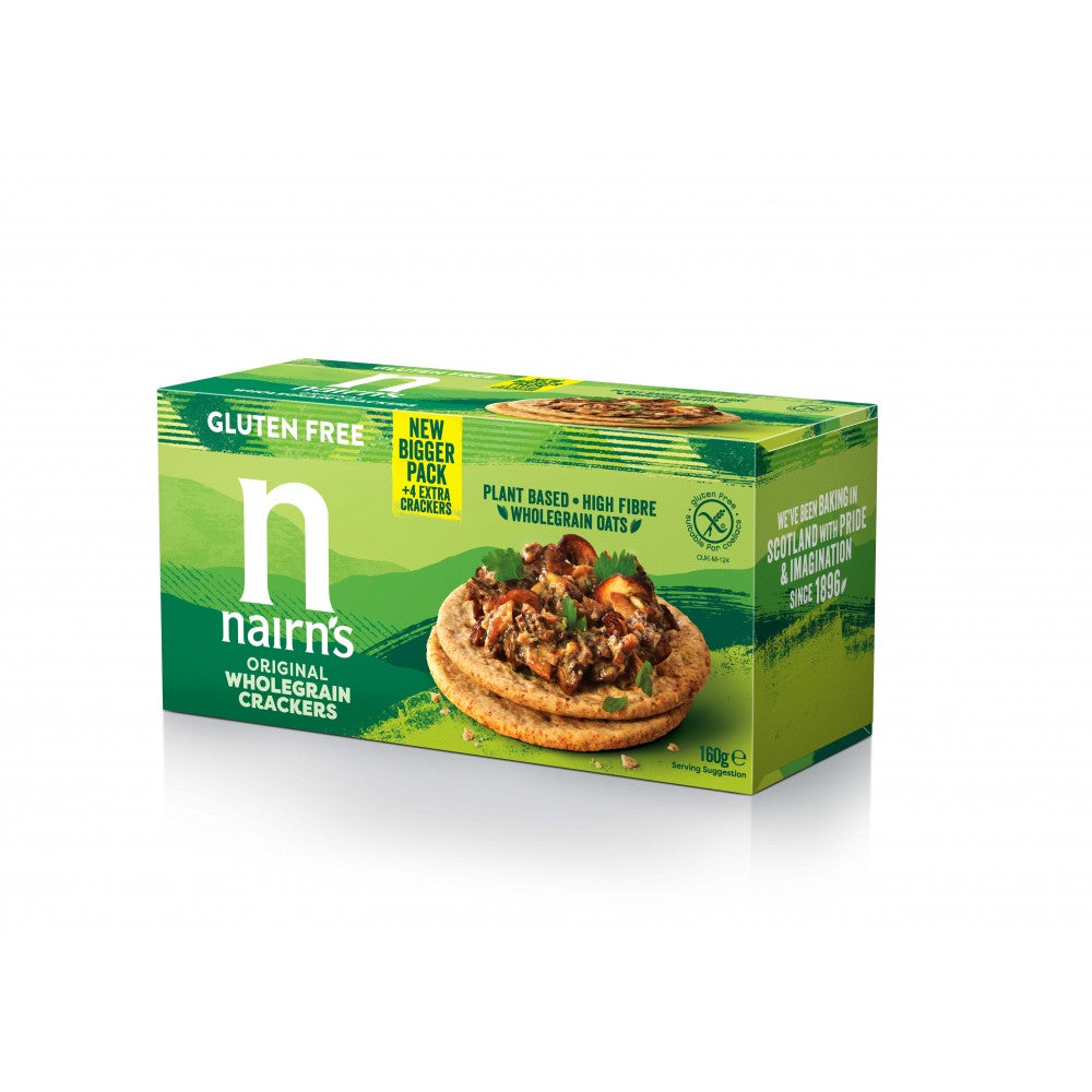 BISCUITI CRACKERS OVAZ INTEGRAL FARA GLUTEN 160g