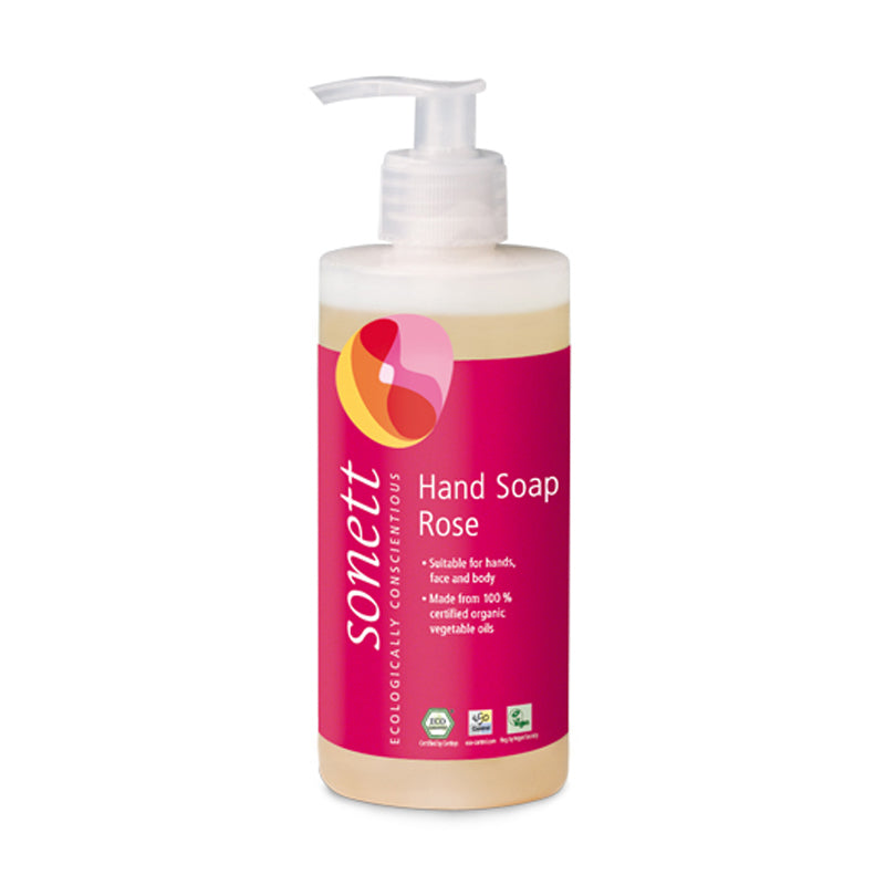 Sapun lichid gel de dus ECO cu trandafiri, 300ml
