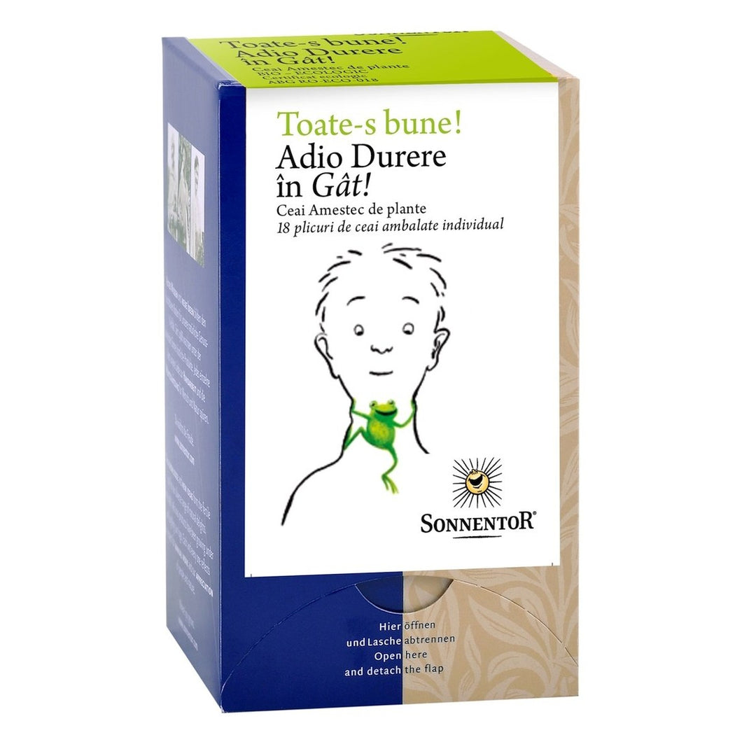 Ceai Toate-s Bune! ADIO DURERE IN GAT, 18Plic AI