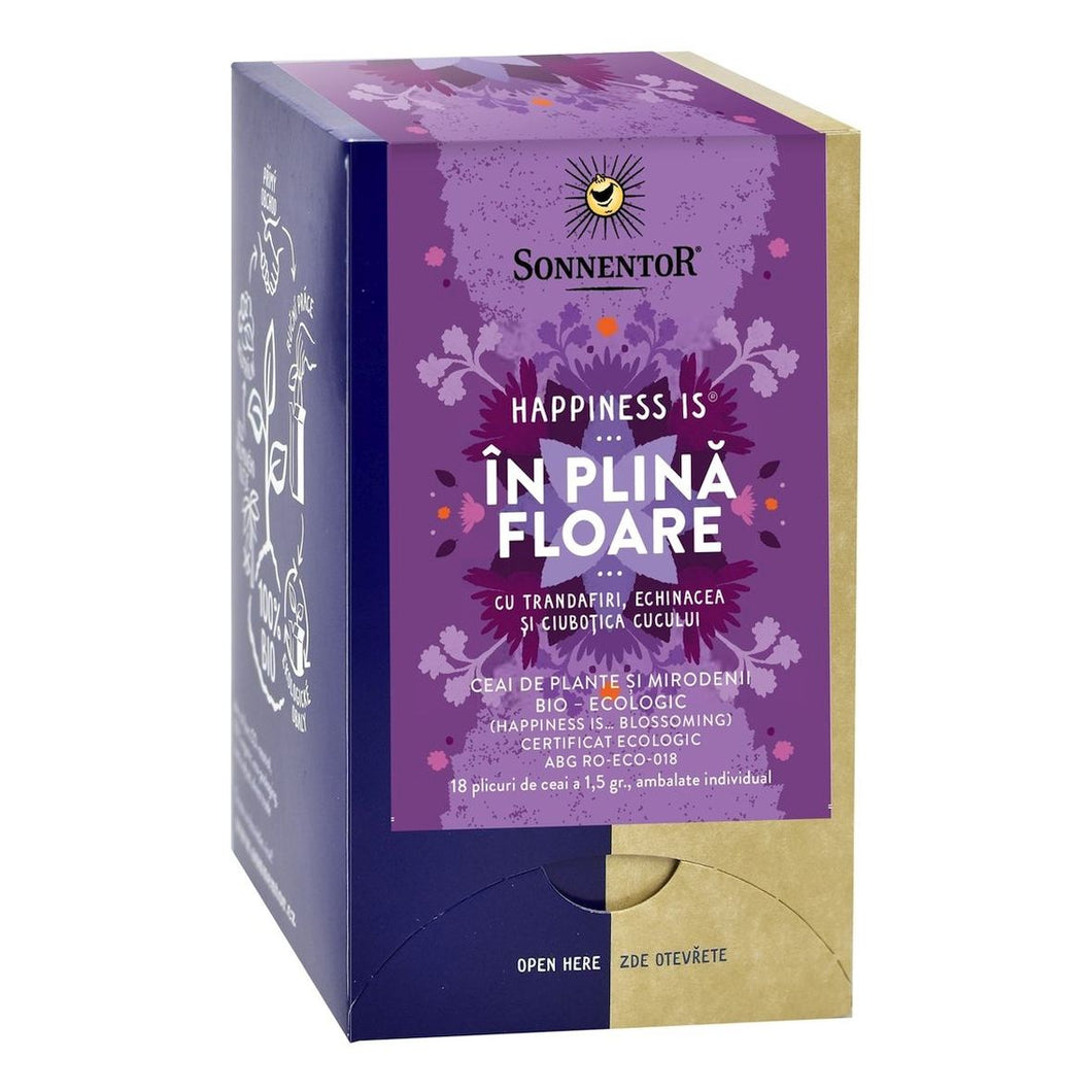 Ceai Happiness Is! IN PLINA FLOARE, 18Plic AI